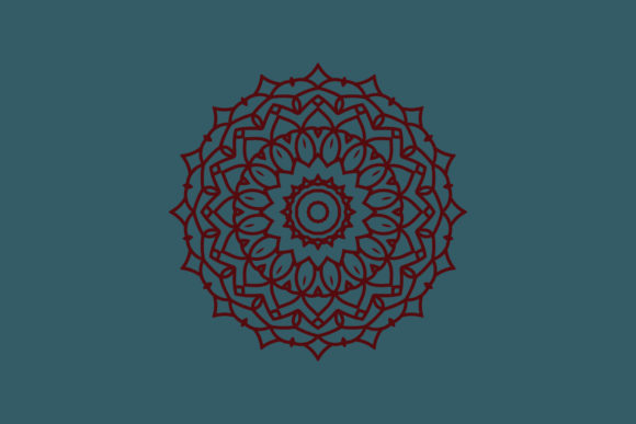 Discover the Serenity of Mandala Floral Asian Meditation