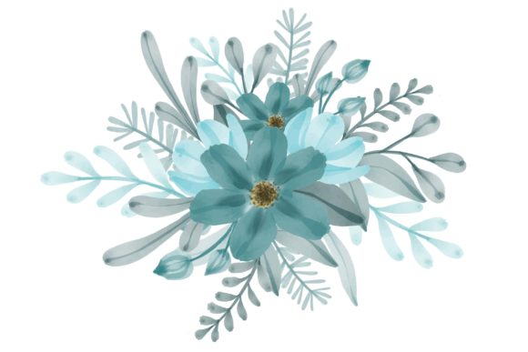 Explore the Beauty of Green Watercolor Floral Arrangements