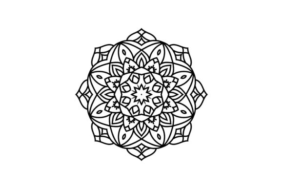 Explore the Beauty of Mandala Henna Floral Illustration