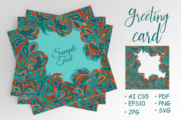 Exploring the Versatility and Charm of Floral Ethnic Background Red and Marine