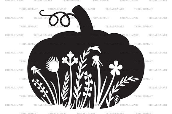 Floral Pumpkin: A Versatile Design for Your Creative Projects