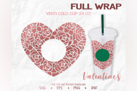 Pink Heart Floral Venti Cold Cup 24 Oz: A Stylish and Practical Choice