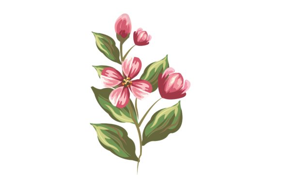 Unlocking Creativity with Pinky Ornament Floral Illustration: A Versatile Design Solution