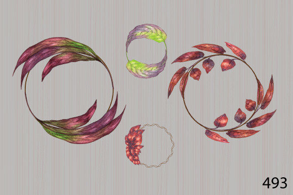 Watercolor Christmas Floral Frame Bundle: A Versatile and Charming Addition to Your Creative Projects