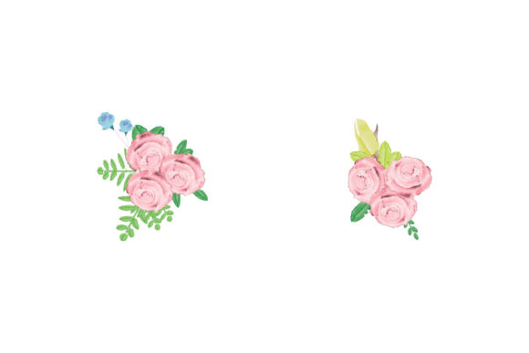 Watercolor Floral Summer Bouquets: A Versatile Design Element for Your Creative Projects